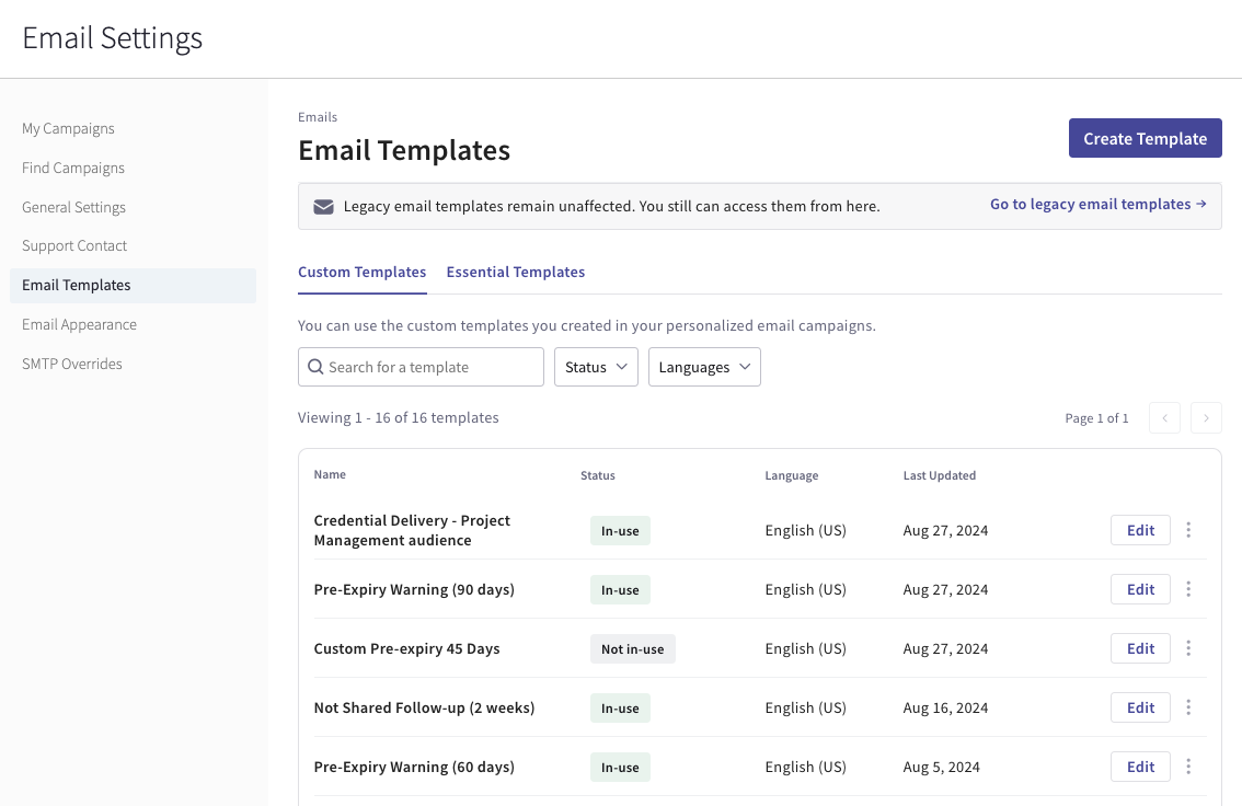 Email Campaigns - V2 Email Template Editor