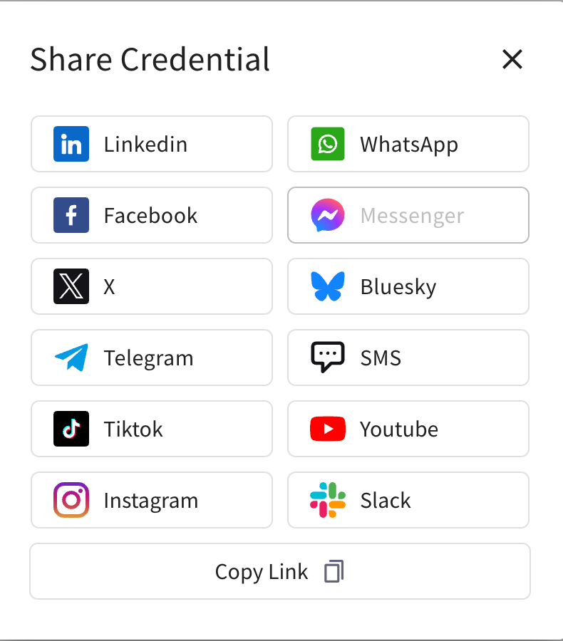 How Do I Share My Credential 2